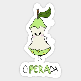 It's the new pear Sticker